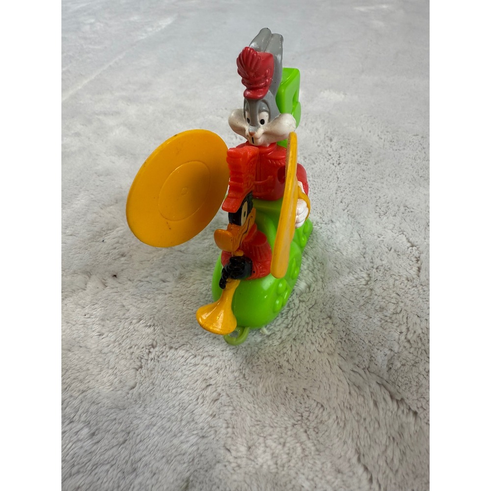 Vintage 1994 Warner Bros Looney Tunes Bugs Bunny Daffy Duck Marching Band Toy